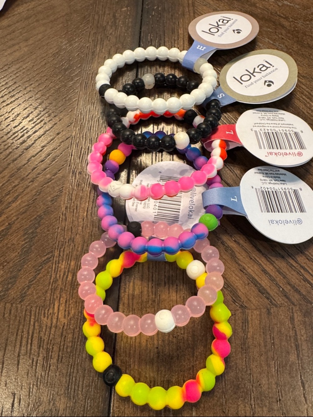 lokai Bracelet Set of 7 -           Variety Pack   Colors & Sizes Vary